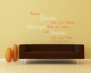 You Are Braver Quotes Wall  Art Stickers